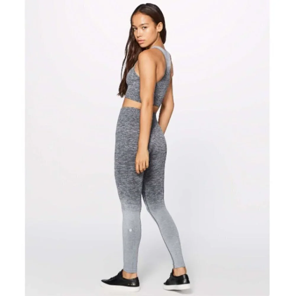 Lululemon Balance & Resist 7/8 Tight (25") Black / White / Light Cast Gradiant - Picture 2 of 6